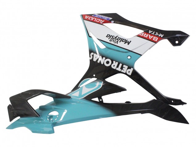 2023-2024 Light Blue Matte Black Petronas BMW S1000RR Motorcycle Fairings