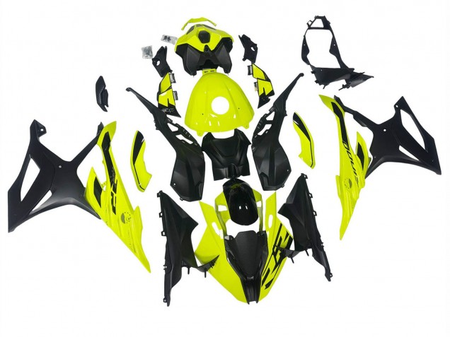 2023-2024 Yellow Black BMW S1000RR Motorcycle Fairings