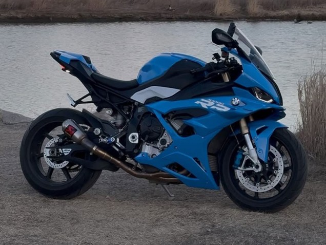 2023-2024 Glossy Blue BMW S1000RR Motorcycle Fairings