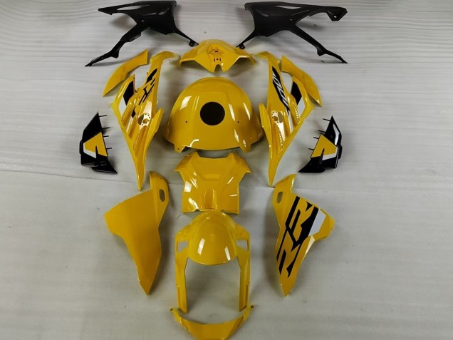 2023-2024 Glossy Yellow BMW S1000RR Motorcycle Fairings