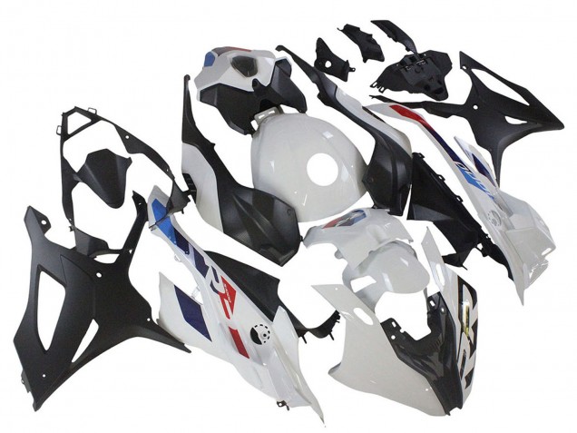 2023-2024 White Blue Red Matte Black BMW S1000RR Motorcycle Fairing