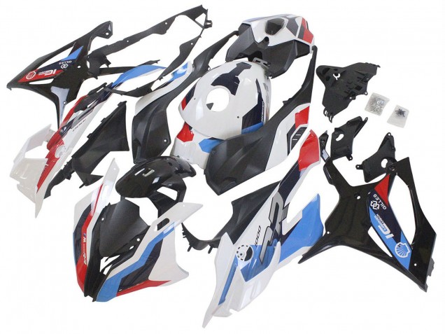 2023-2024 White Blue Red Matte Black BMW S1000RR Motorcycle Fairings