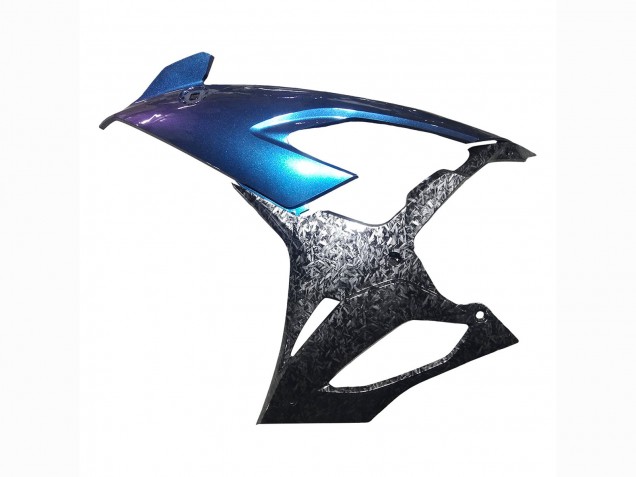 2019-2022 Gradient Blue Purple Forged Carbon Fiber BMW S1000RR Motorcycle Fairings