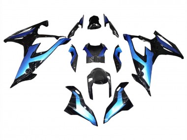 2019-2022 Black Gradient Blue BMW S1000RR Motorcycle Fairings