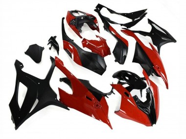 2019-2022 Black Red BMW S1000RR Motorcycle Fairing Kits