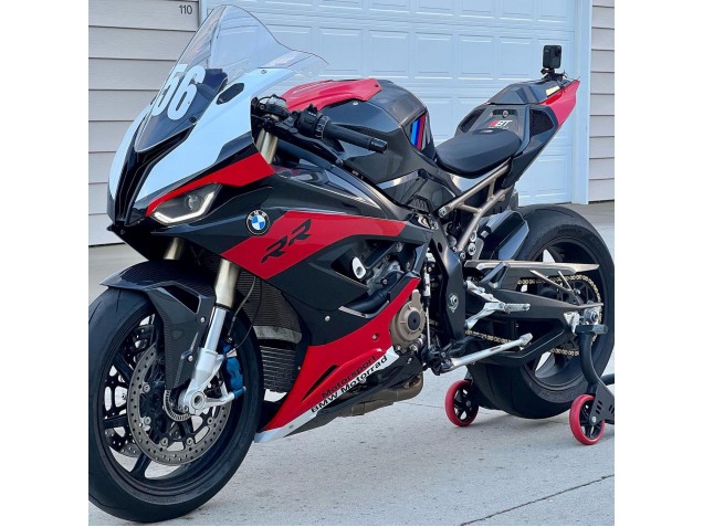 2019-2022 Black Red White BMW S1000RR Motorcycle Fairings
