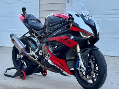 2019-2022 Black Red White BMW S1000RR Motorcycle Fairings