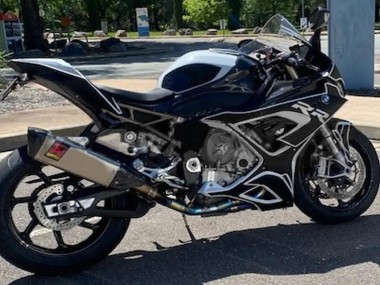 2019-2022 Black White BMW S1000RR Motorcycle Fairings