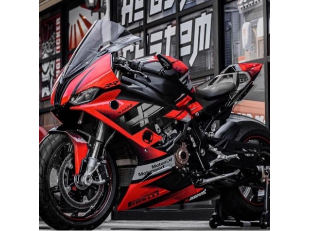2019-2022 Black Red Grey BMW S1000RR Motorcycle Fairings