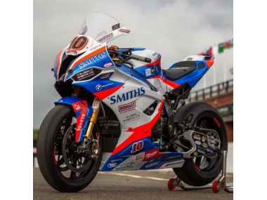 2019-2022 Blue Red White Smiths BMW S1000RR Motorcycle Fairings