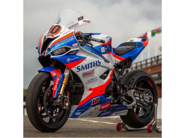 2019-2022 Blue Red White Smiths BMW S1000RR Motorcycle Fairings