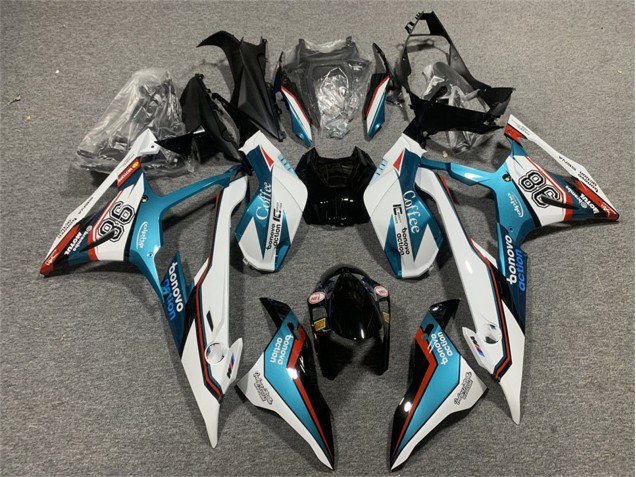 2019-2022 Blue Red White Motul 98 BMW S1000RR Motorcycle Fairings