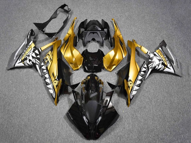 2019-2022 Gold Black Shark BMW S1000RR Motorcycle Fairings