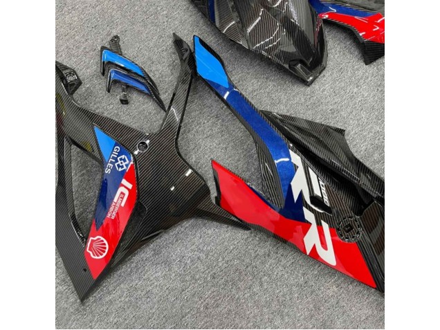 2019-2022 Black Blue Red Carbon Fiber BMW S1000RR Motorcycle Fairings