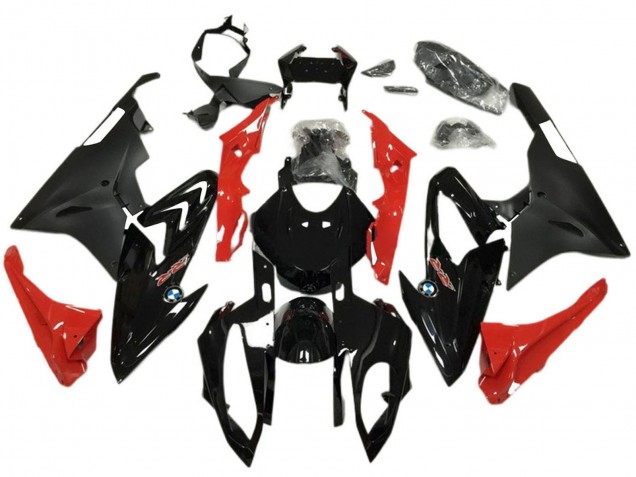 2017-2018 Red Glossy Black Matte Back BMW S1000RR Abs Motorcycle Fairings