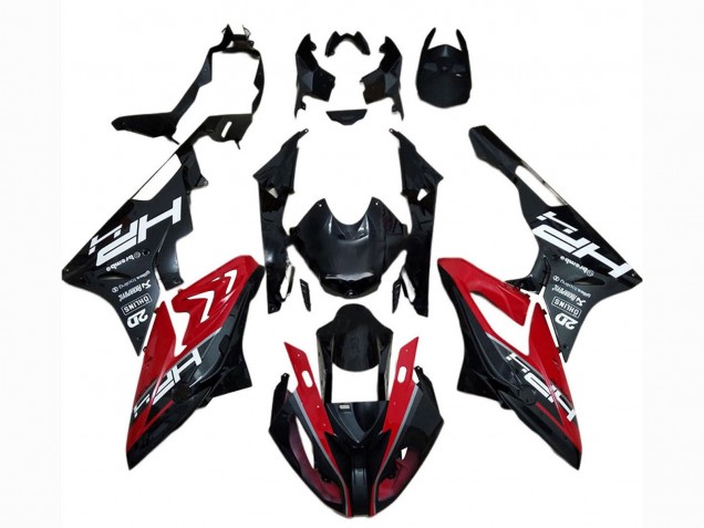 2017-2018 Red Glossy Black BMW S1000RR Motorcycle Fairing