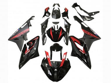2017-2018 Red Glossy Black Matte Black BMW S1000RR Motorcycle Fairings
