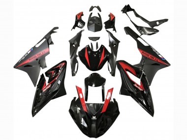 2017-2018 Red Glossy Black Matte Black BMW S1000RR Motorcycle Fairings
