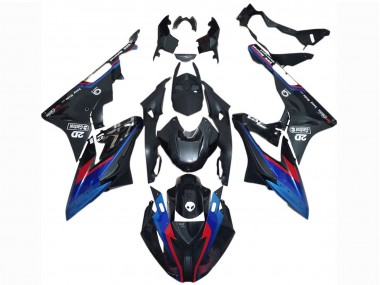 2017-2018 Blue Red Glossy Black Castrol BMW S1000RR Motorcycle Fairings