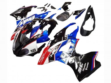 2017-2018 White Blue Red Glossy Black BMW S1000RR Motorcycle Fairings Kits