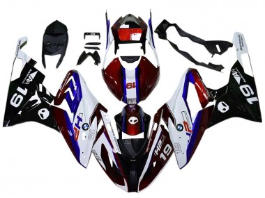 2017-2018 White Red Blue Black BMW S1000RR Motorcycle Fairings