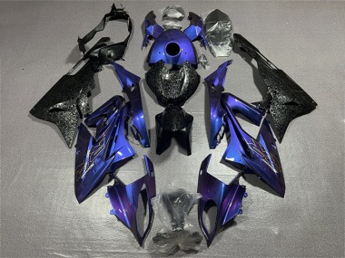 2017-2018 Blue Black Forged Carbon Fiber BMW S1000RR Motorcycle Fairings