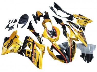 2017-2018 Gold Black Tyco BMW S1000RR Motorcycle Fairings