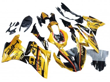 2017-2018 Gold Black Tyco BMW S1000RR Motorcycle Fairings