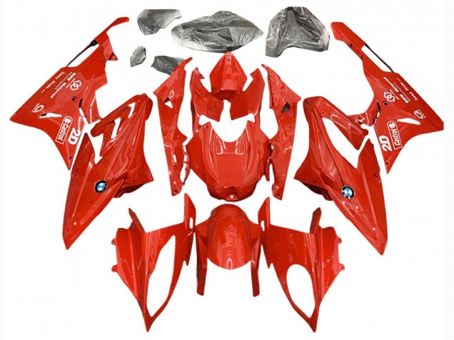 2017-2018 Red Castrol BMW S1000RR Motorcycle Fairings