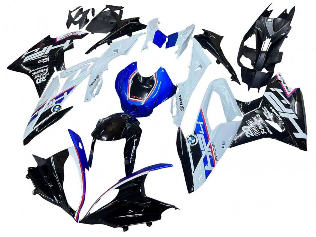 2015-2016 White Blue Glossy Black BMW S1000RR Motorcycle Fairing Kits