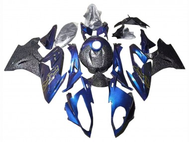 2015-2016 Gradient Puple Blue Forged Carbon Fiber BMW S1000RR Motorcycle Fairings