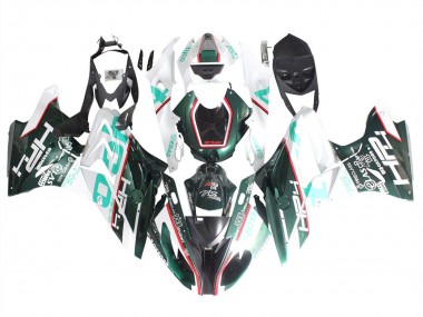 2015-2016 White Green Black BMW S1000RR Motorcycle Fairings