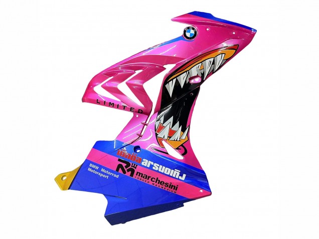 2015-2016 Pink Blue Shark BMW S1000RR Motorcycle Fairings