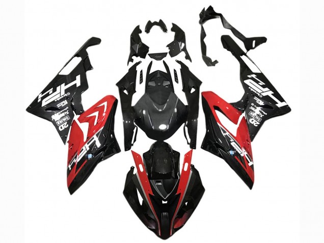 2015-2016 Red Black Carbon Fiber BMW S1000RR Motorcycle Fairings