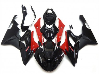 2015-2016 Red Glossy Black Matte Black BMW S1000RR Motorcycle Fairing