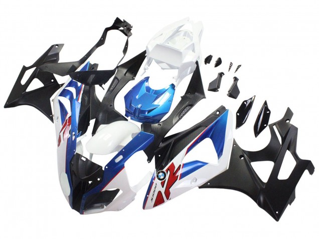 2009-2014 White Blue Matte Black BMW S1000RR Motorcycle Fairings