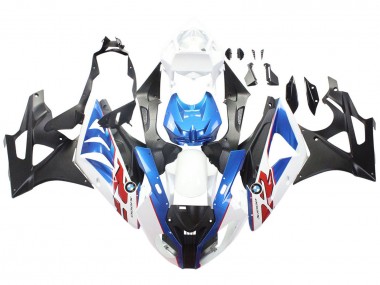 2009-2014 White Blue Matte Black BMW S1000RR Motorcycle Fairings
