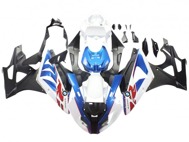 2009-2014 White Blue Matte Black BMW S1000RR Motorcycle Fairings