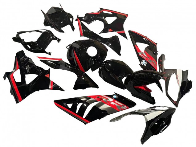 2009-2014 Red Glossy Black BMW S1000RR Motorcycle Fairing