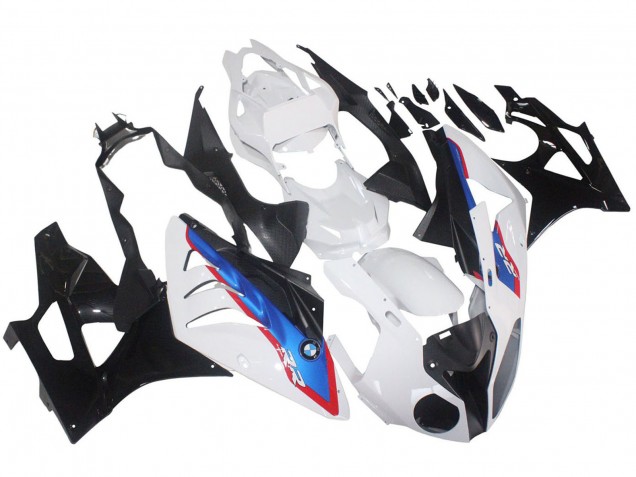 2009-2014 White Red Blue Glossy Black HP Becker Caabon BMW S1000RR Motorcycle Fairings
