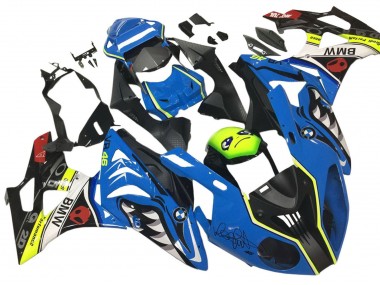 2009-2014 Blue Yellow Red Black Shark VR 46 BMW S1000RR Motorcycle Fairings