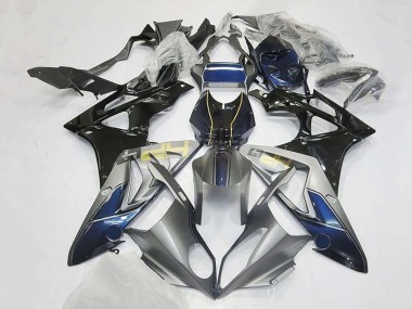 2009-2014 Silver Blue Glossy Black BMW S1000RR Motorcycle Fairings