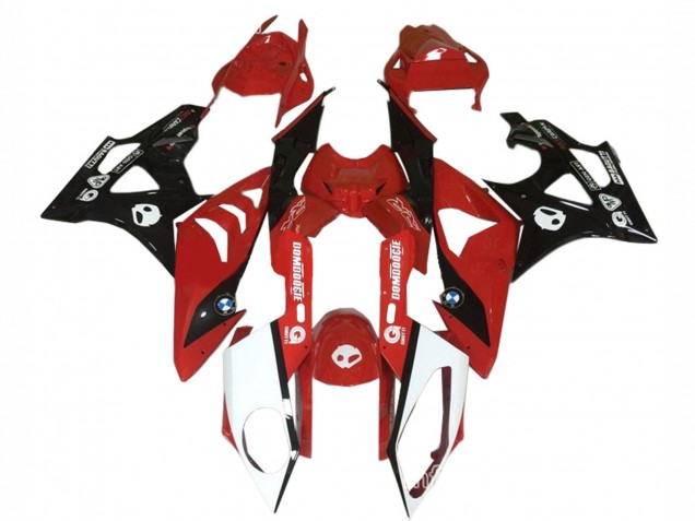 2009-2014 Red White Glossy Black BMW S1000RR Motorcycle Fairings