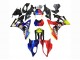 2009-2014 Red Blue Yellow Shark BMW S1000RR Motorcycle Fairings