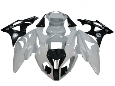 2009-2014 White Glossy Black BMW S1000RR Motorcycle Fairings
