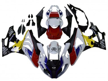 2009-2014 White Red Yellow Black Castrol BMW S1000RR Motorcycle Fairings