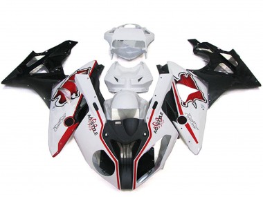 2009-2014 White Red Glossy Black BMW S1000RR Bike Fairings