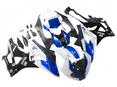 2009-2014 White Blue Glossy Black Castrol BMW S1000RR Motorcycle Fairings