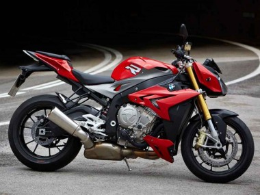 2014-2016 Black Red BMW S1000R Motorcycle Fairings