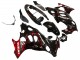 2004-2006 Glossy Black Red Flame Suzuki GSX600F/GSX750F Motorcycle Fairings